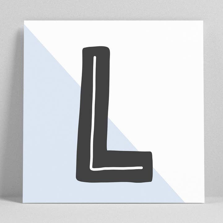 carte-lettre « L » pour la vente par Fünf vor Zehn