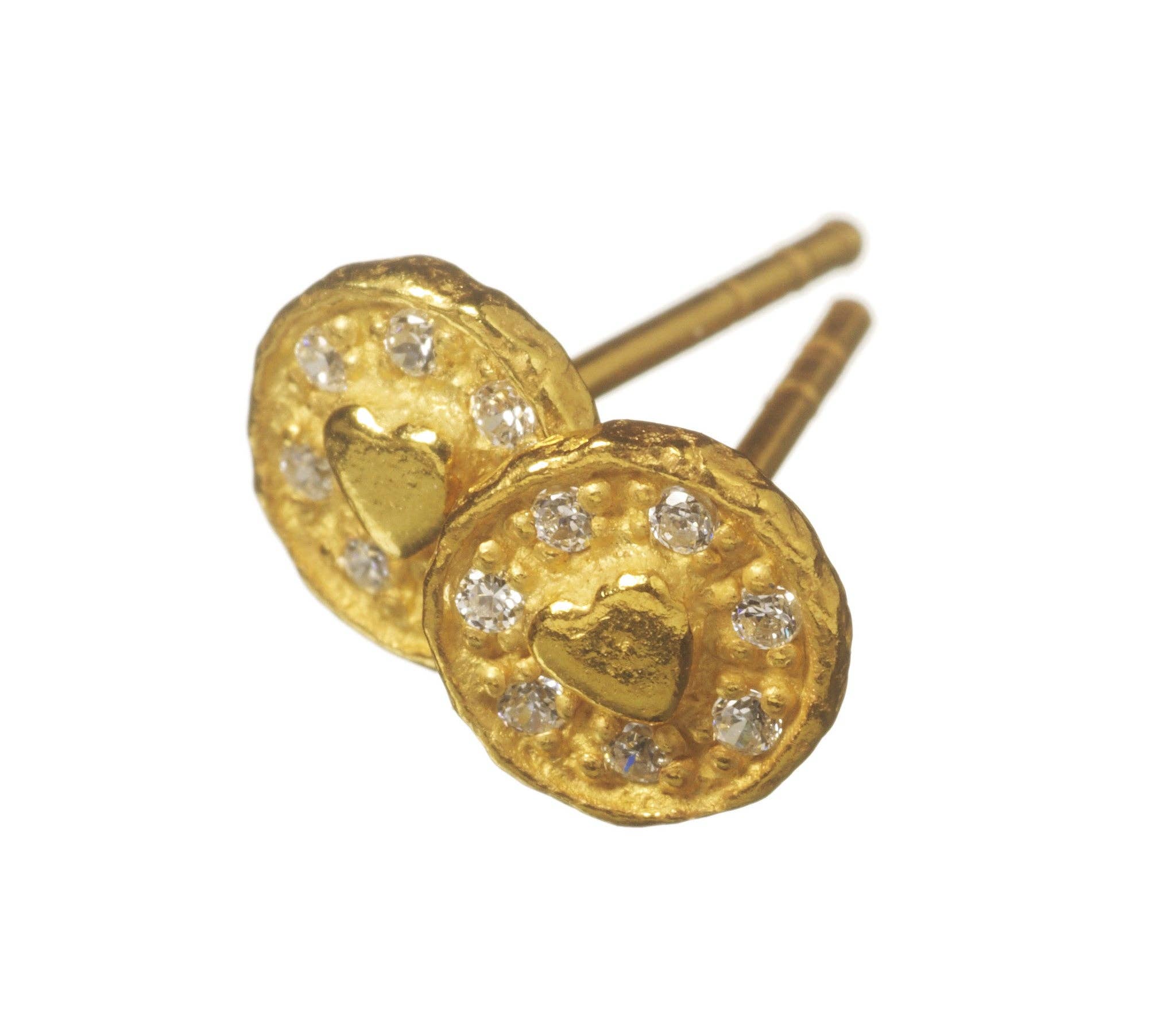 Mitos - Vendita all'ingrosso Orecchini a bottone - Cuore Petit