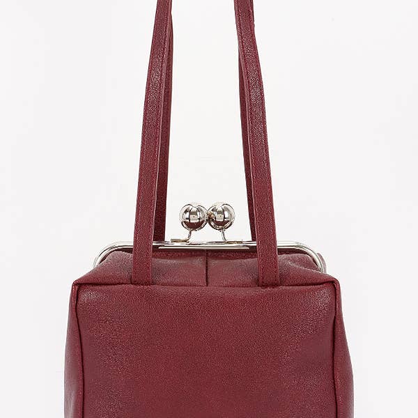 Oblige by G - Wholesale Shoulder Bag - Women's - Retro Kiss-Lock Square Shoulder Bag HPC66586