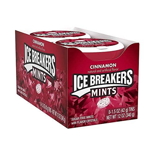 Shop The King - Wholesale Mints - Ice Breakers Break Mint Cinnamon 8 Per Tin