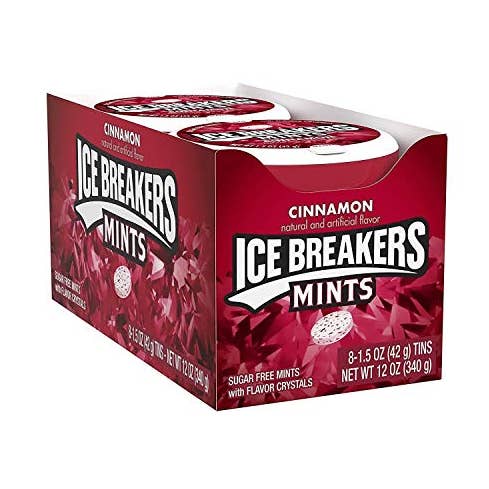 Shop The King - Wholesale Mints - Ice Breakers Break Mint Cinnamon 8 Per Tin0