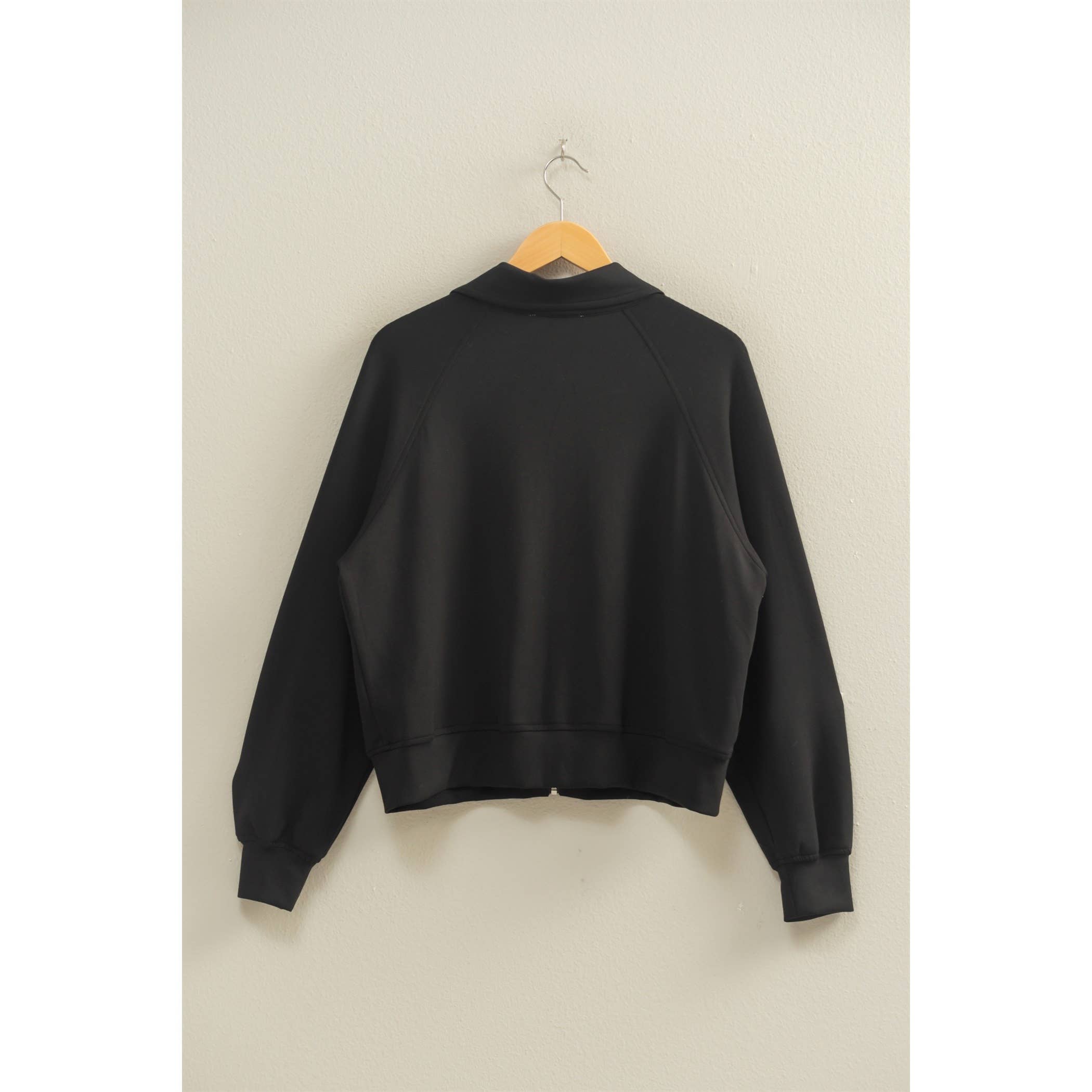 HYFVE – wholesale Jacket – Women's – Double Knit High Neck Long Sleeve Zippered Jacket2