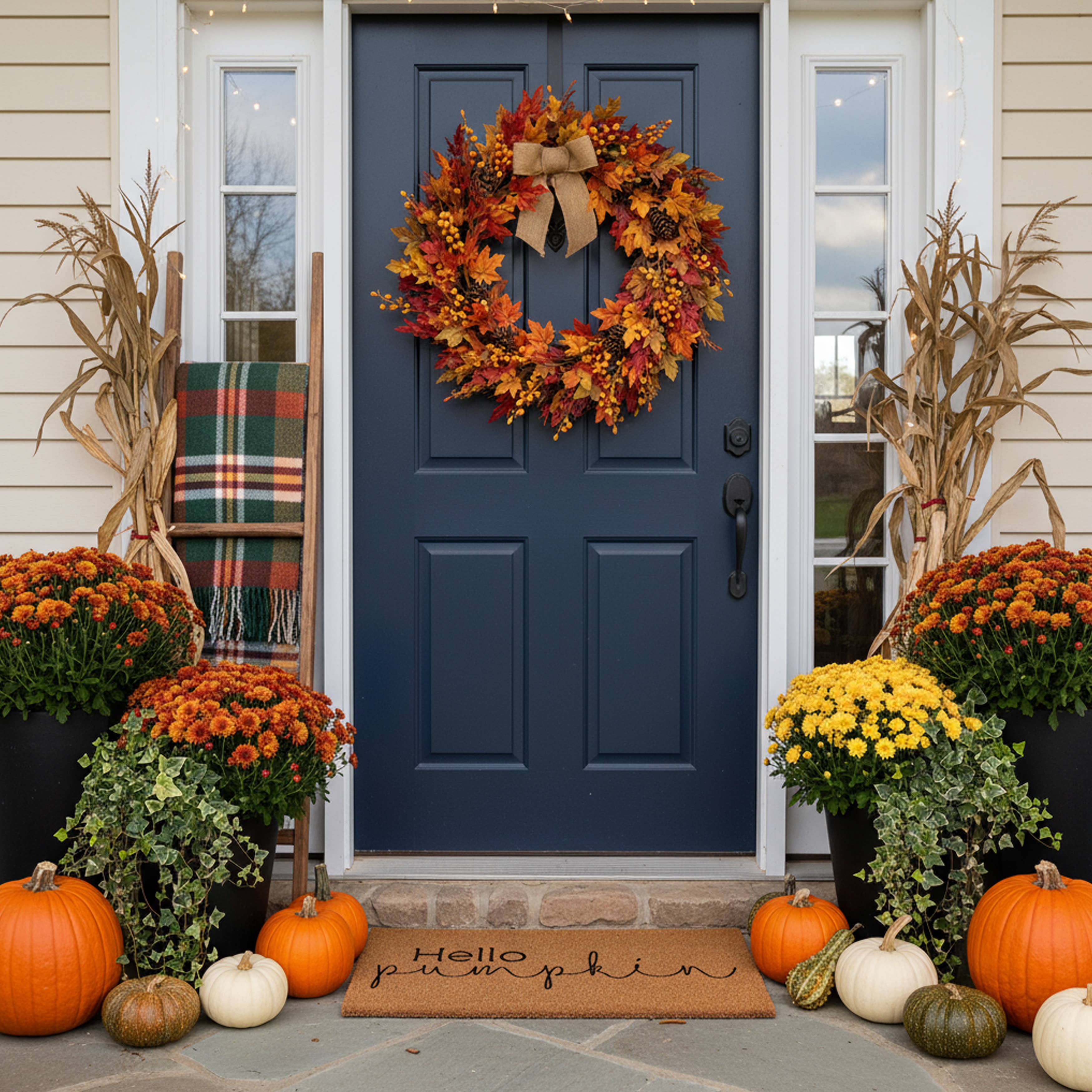 Calloway Mills - Wholesale Door Mat - Hello Pumpkin Fall Doormat3