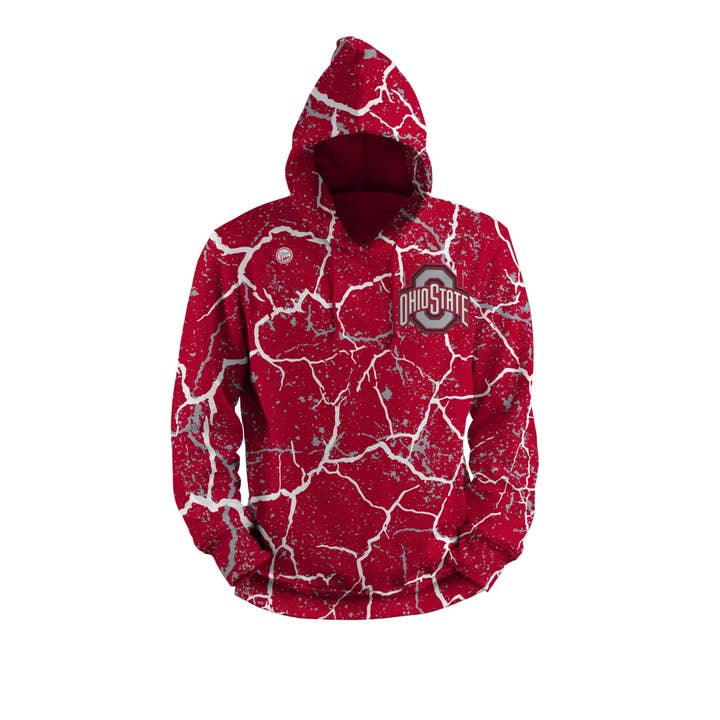 Ohio State Buckeyes Herren Storm Hoodie für den Großhandel von Dyme Lyfe