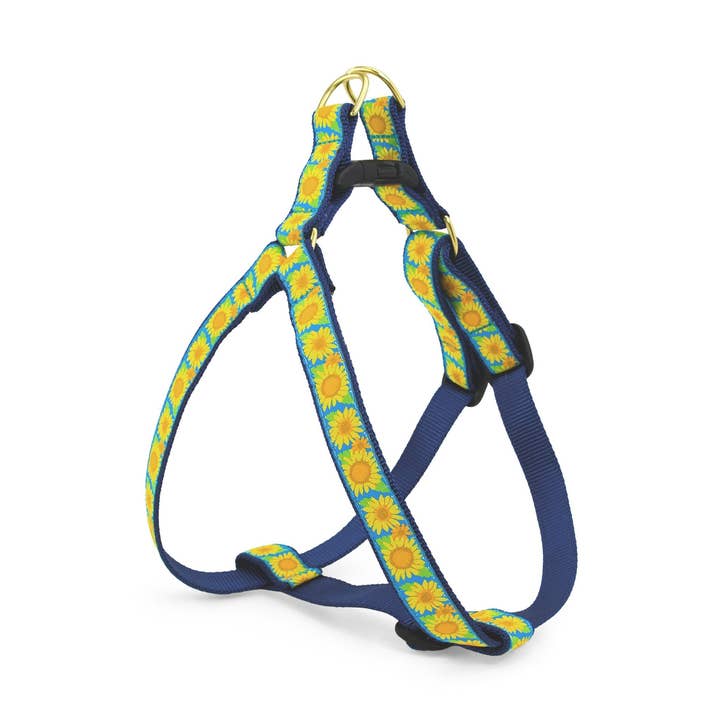 Bright Sunflower Dog Harness for wholesale by Up Country, Inc.