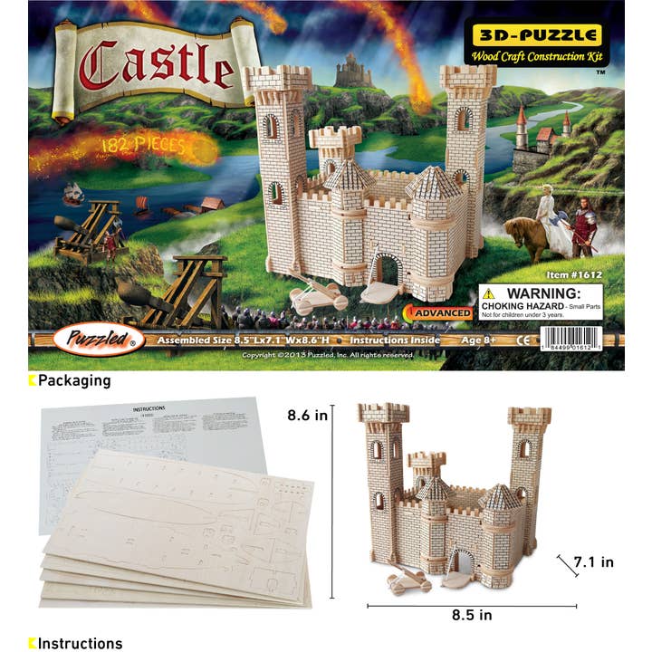 Cota Global - Wholesale Puzzle - Kids - 3D Puzzles - Castle1