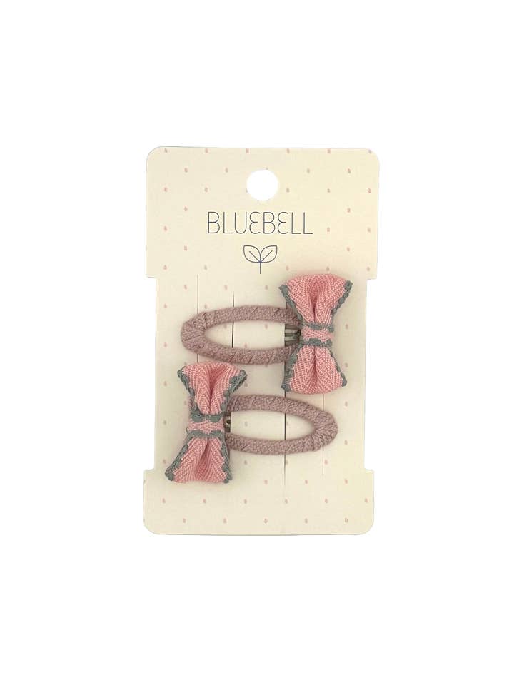 Bow Clic Clacs - Pale Pink for wholesale by Bluebell Petite