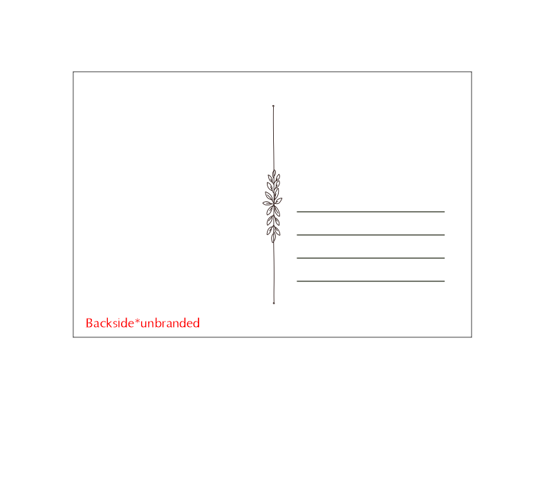 Mad River - Wholesale Postcard - Retro Postcard with your custom City or State (any text)1