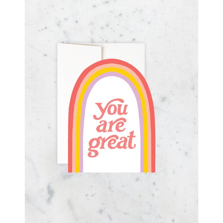 Idlewild Co. – wholesale Vardagliga hälsningskort – Fantastiskt regnbågsformad gratulationskort1