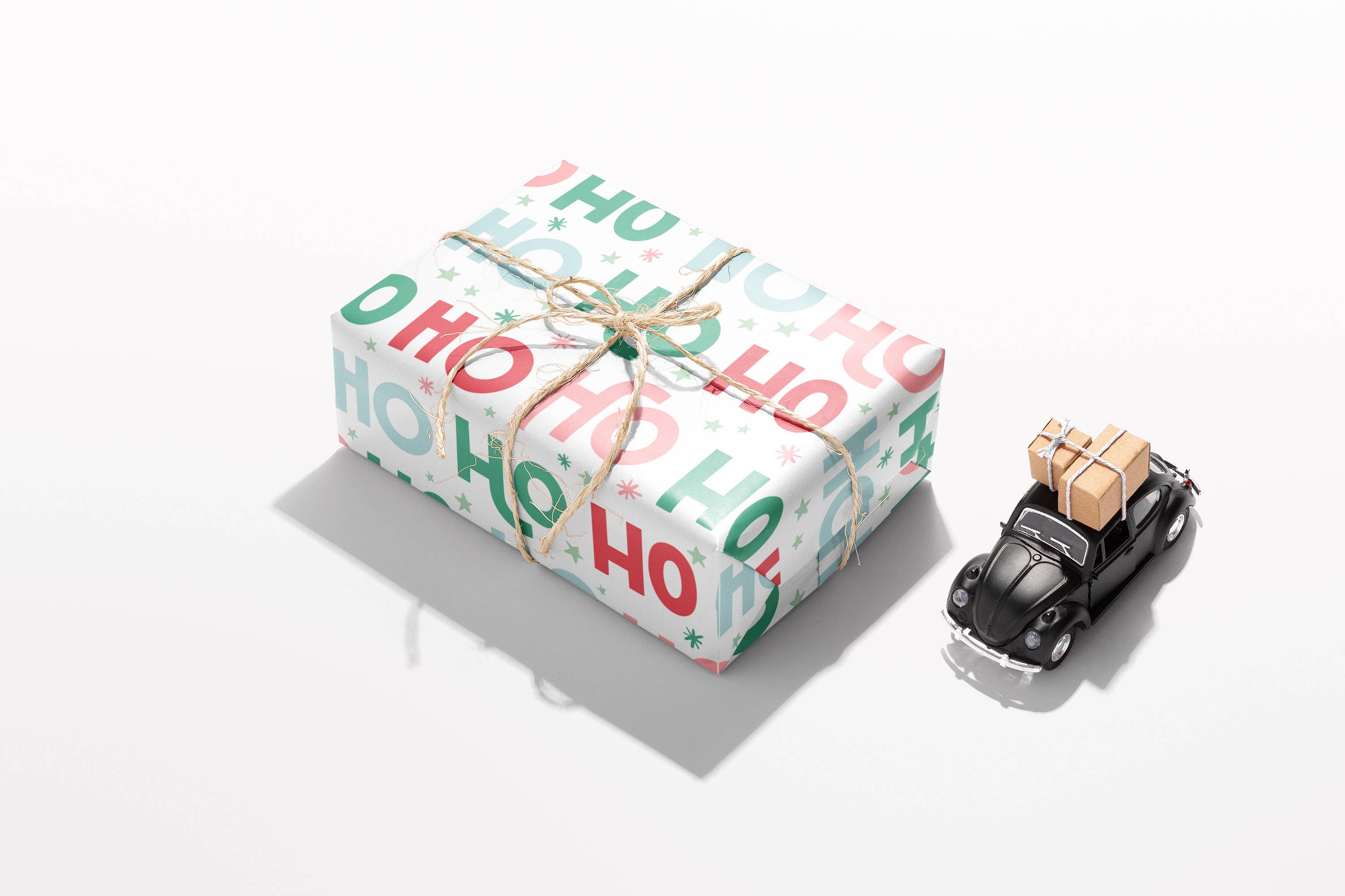 Ofelia & Co. – Engroshandel Indpakningspapir – Ho Ho Ho gaveindpakningspapir ruller - 3-pak julepapir6