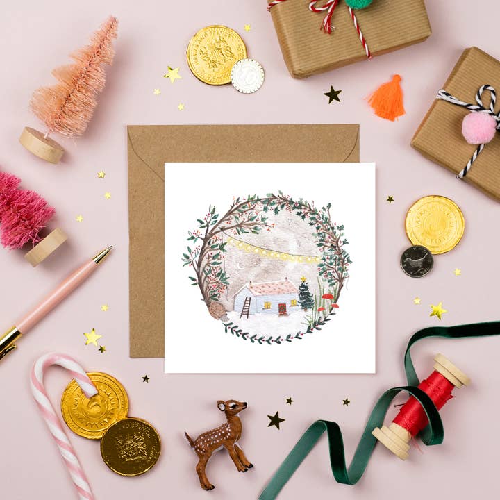 Chalet douillet pour la vente par Pickled Pom Pom