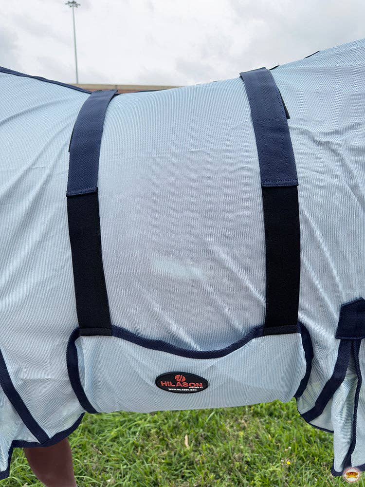 HILASON - Wholesale Horseback Riding Gear - HILASON Horse Fly Sheet - Summer Spring UV Protection Mesh Bug Mosquito FlySheet for Horses | Fly-Sheet4