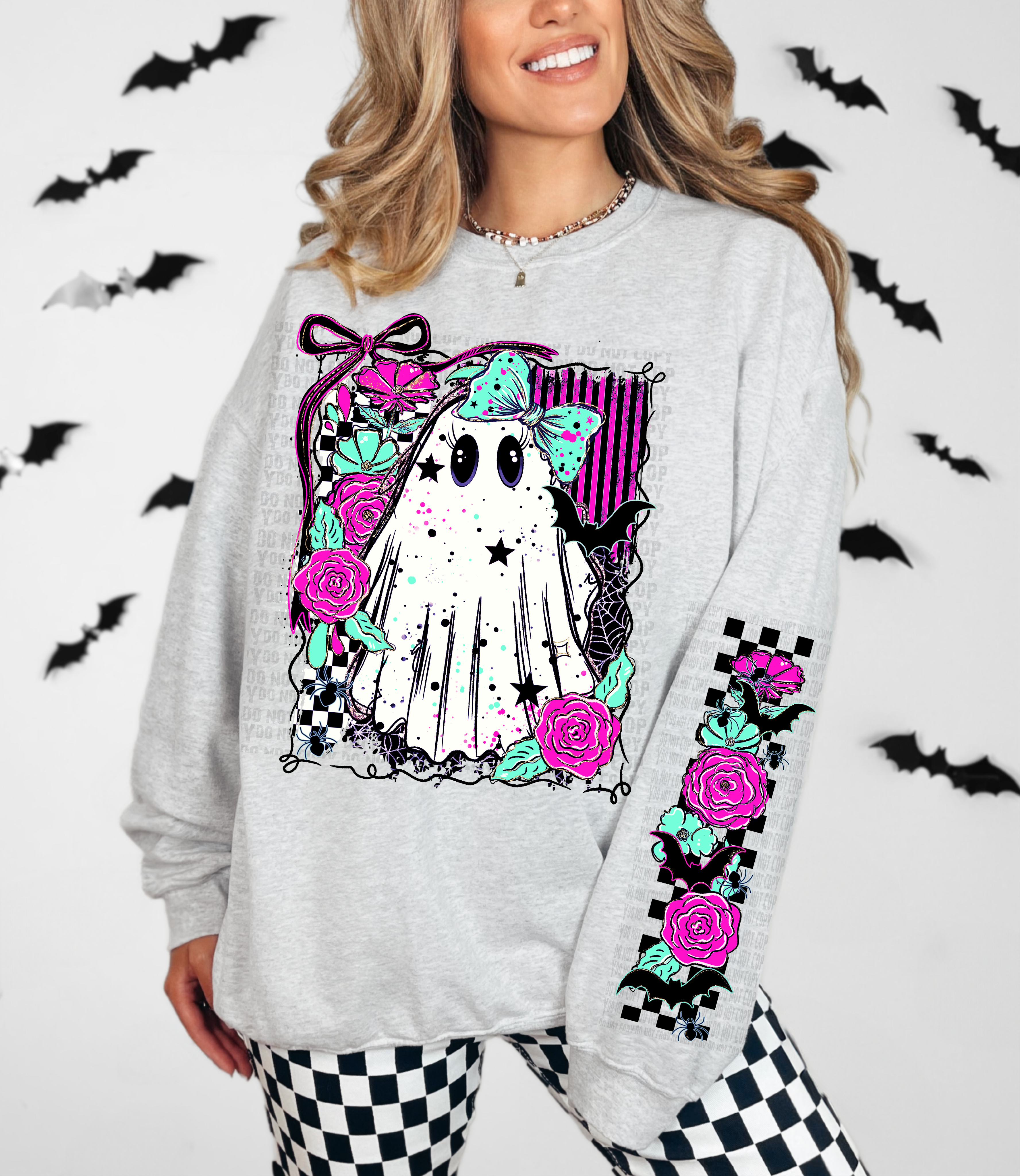 Glitter Womens Boxy Sweatshirt Wholesale Boxy Sweater Le Petit - Main Image