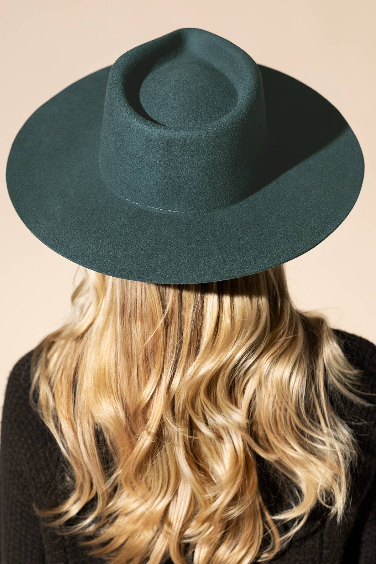 Urbanista - Vendita all'ingrosso Fedora - Donna - Cappello Panama a tesa rigida in lana australiana 100% con corona a goccia larga2