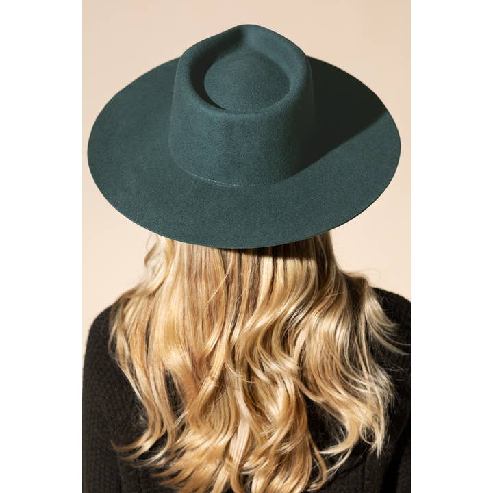 Urbanista - Vendita all'ingrosso Fedora - Donna - Cappello Panama a tesa rigida in lana australiana 100% con corona a goccia larga2