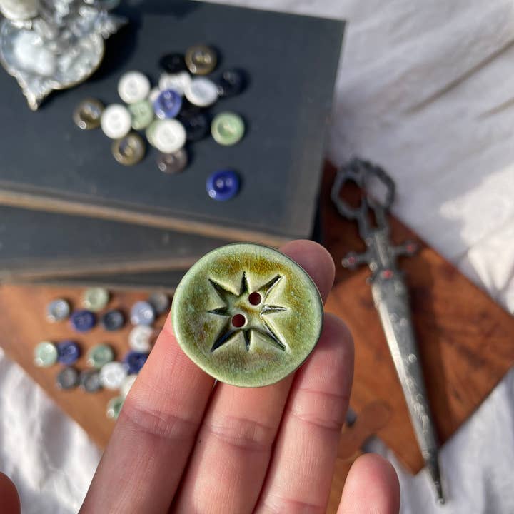 Silver Beast Studio - Wholesale Sewing Button/Snap - 30mm Jumbo Star Button6