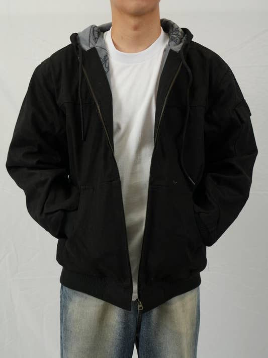 Lime Tree Clothing Inc. - Vente Veste – homme - Veste de travail à capuche en coton duck pour homme - Durable et chaude1