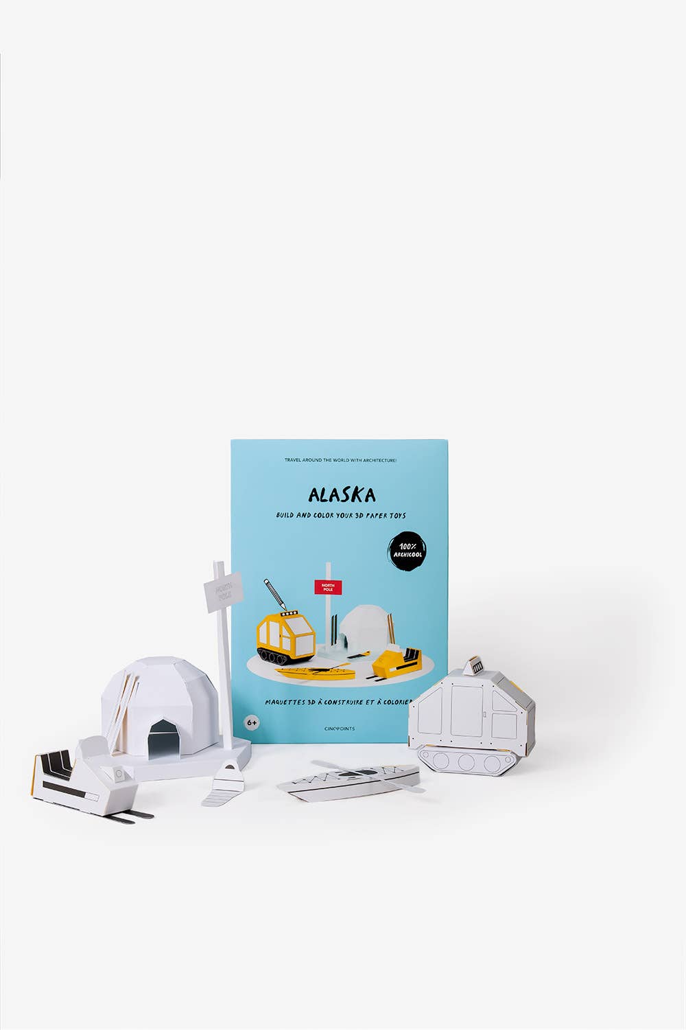 Cinqpoints - Vendita all'ingrosso Kit per lavoretti fai da te - Regalo di Natale vacanze fai da te e artigianato - Alaska1