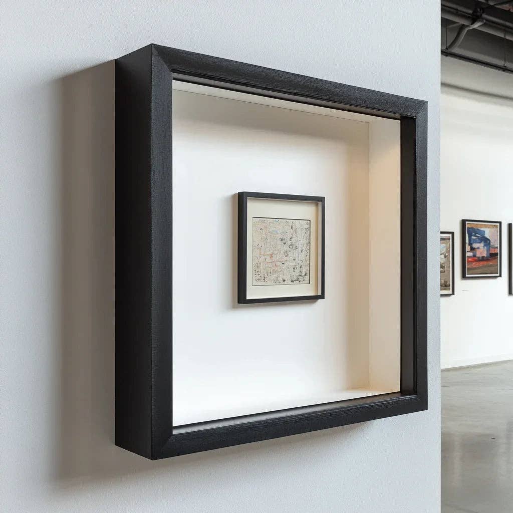 Modern Memory Design Picture Frames - Wholesale Picture Frame - Black 12x20 Shadow Box Picture Frame 12 x 20 Display Case Deep9