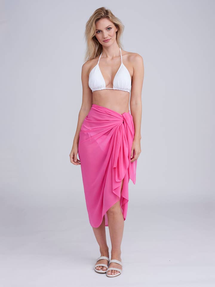 San Remo Sarong - Pink for engroshandel hos Pia Rossini Ltd