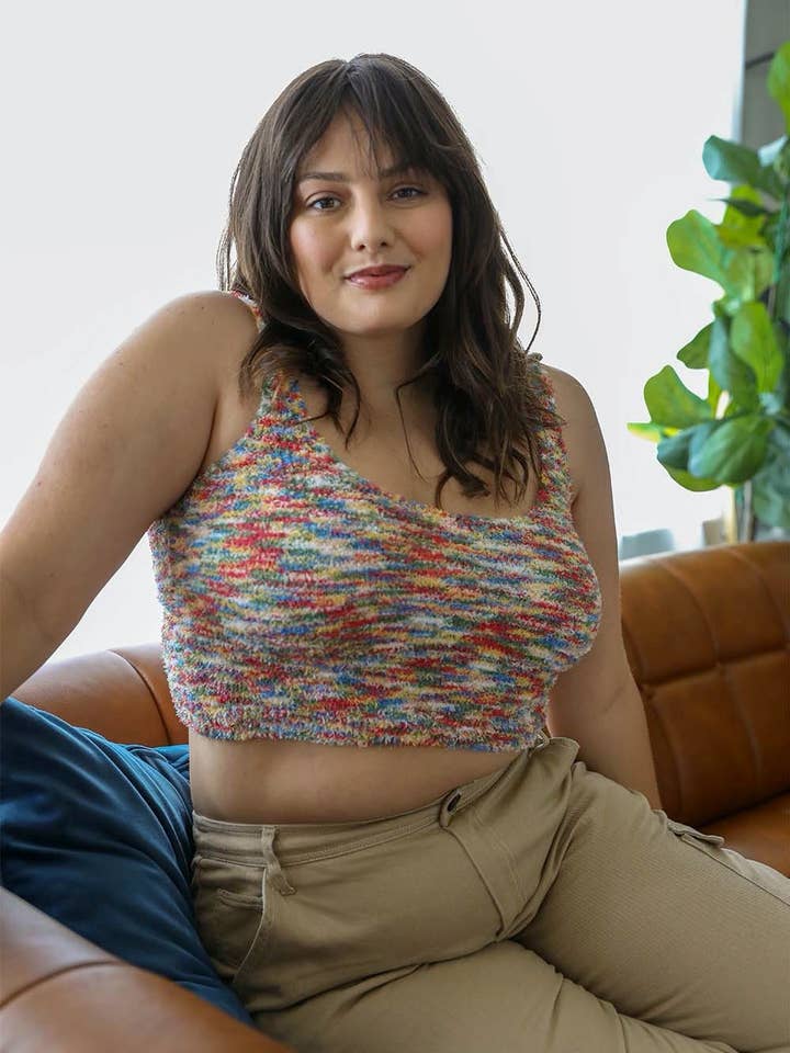 Plus Size Boucle Yarn Brami – Cozy, Soft, Whimsical🌈 for wholesale by Leto Accessories