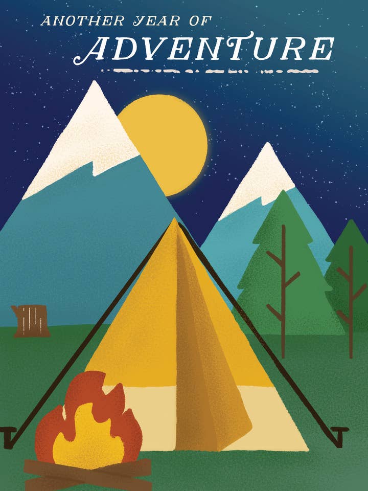 BD/Camping Adventure for wholesale by Greeting Cards by Norcard