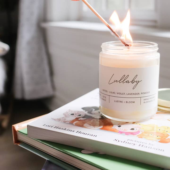 Lullaby Soy Candle | Natural Soy Wax Candle | Hand-Poured Scented Candle for wholesale by LUSTRE + BLOOM