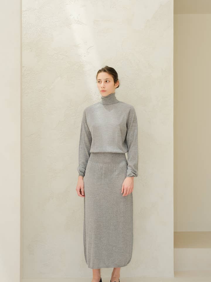 Lèmme - Vendita all'ingrosso Vestito - Donna - Abito in lana merino extrafine (maglia 3D)4