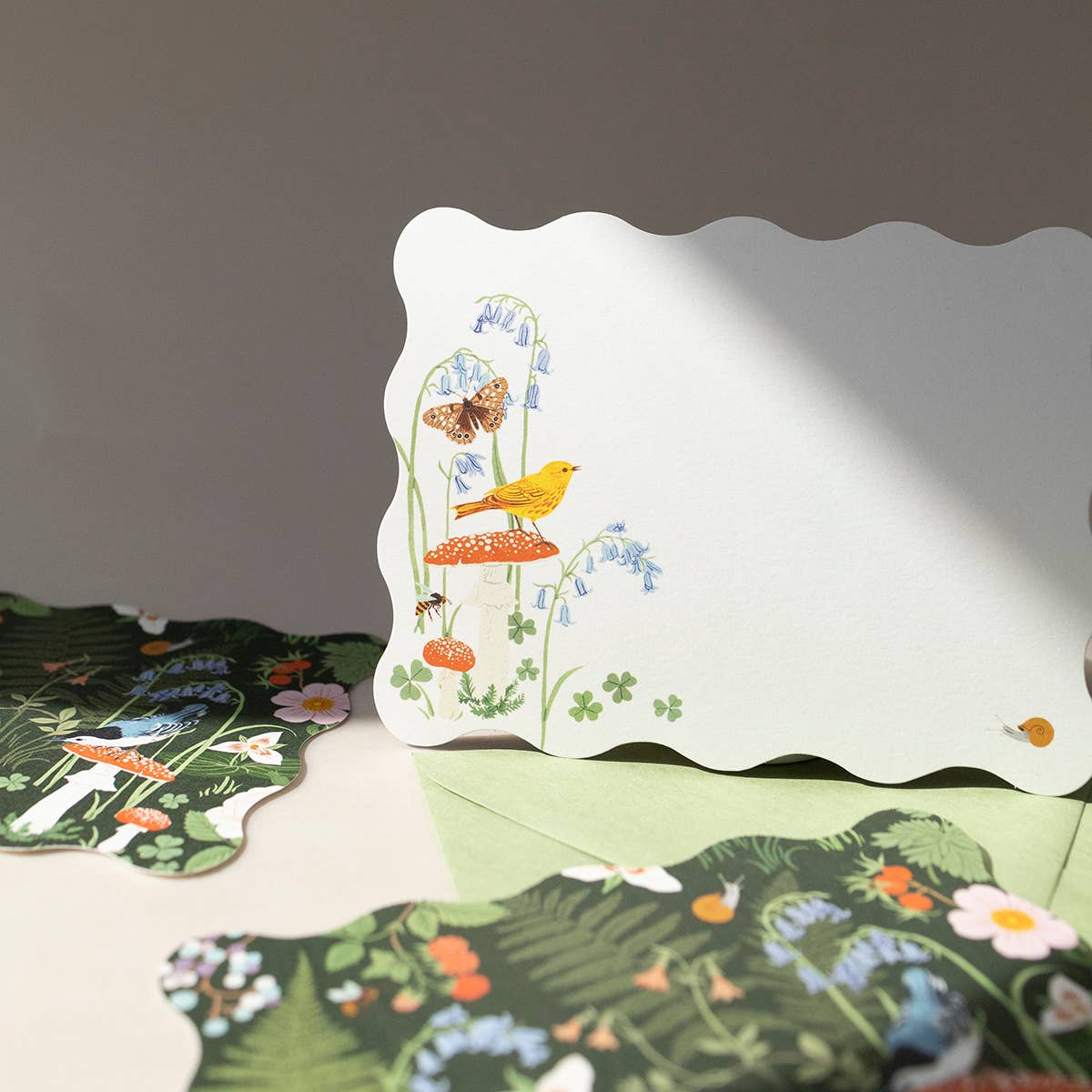 Botanica Paper Co. - Wholesale Stationery/Notecard Set - WOODLAND Notecards | Set of 42