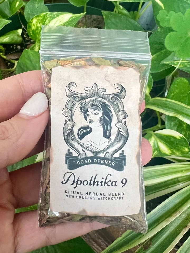 Mélange d'encens rituel à base de plantes Yellow Brick Road Opener Magick pour la vente par Apothika 9