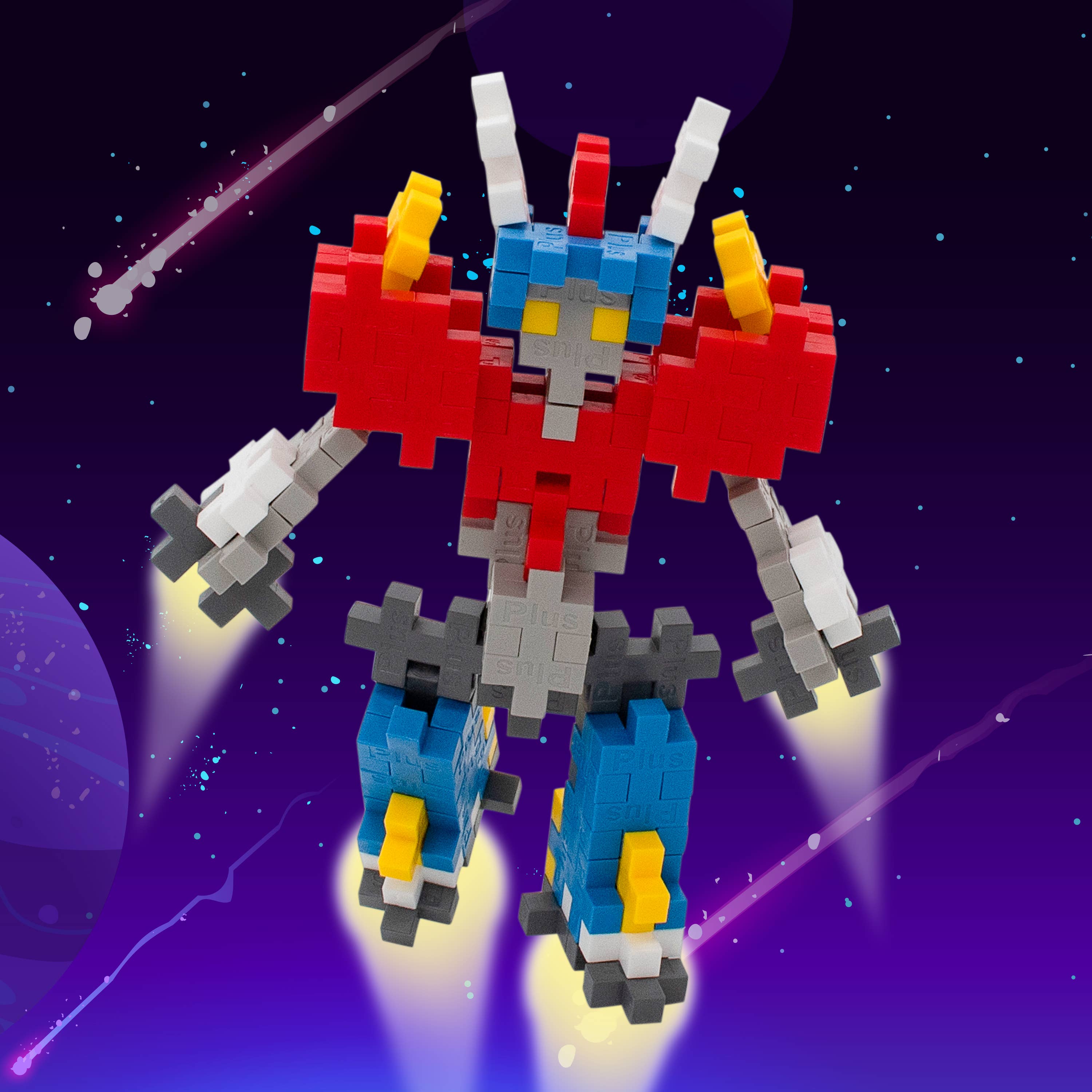 Plus-Plus USA - Wholesale Build-a-Toy - Kids - Tube - Mecha Bot1