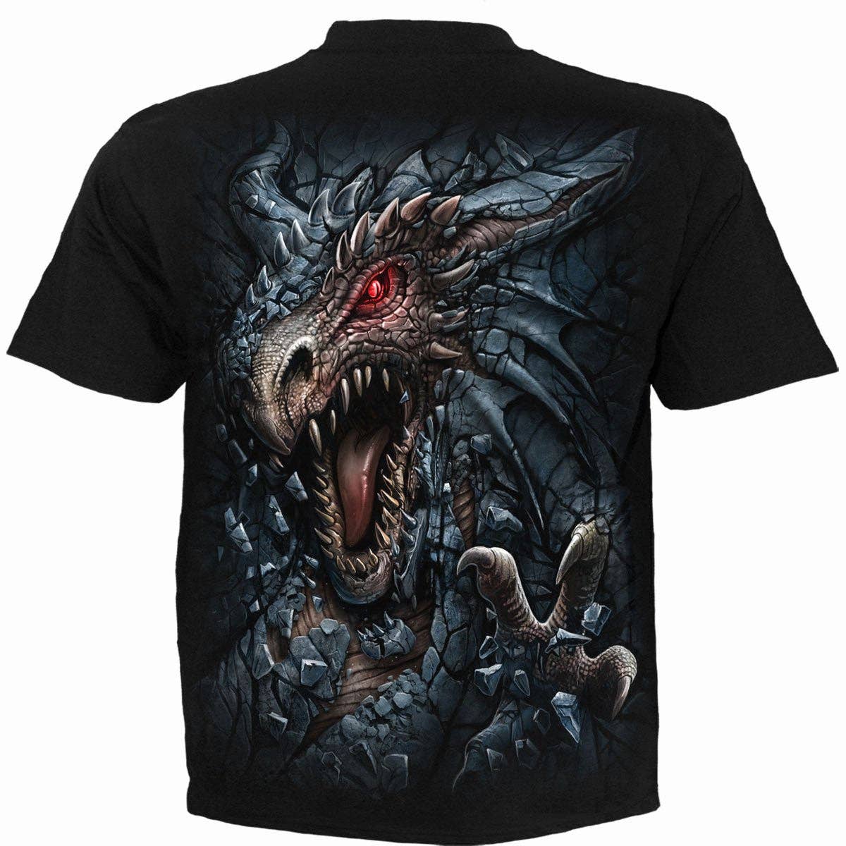Spiral - Wholesale T-Shirt (Graphic) - Men's - DRAGON'S LAIR - T-Shirt Black1