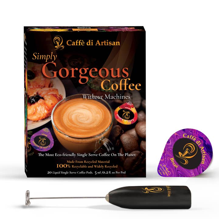 De volgende: Machinevrije vloeibare koffie capsules voor eenmalig gebruik voor wholesale door Caffè di Artisan