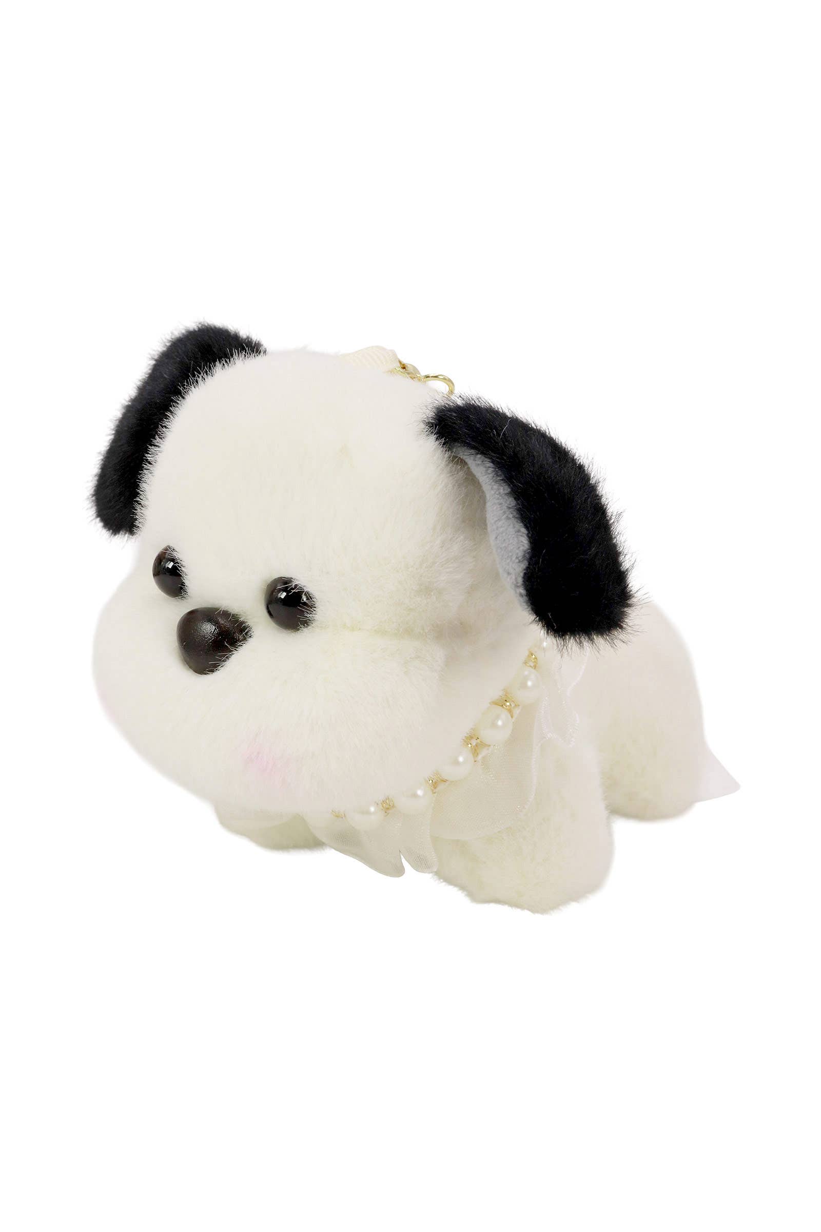ASSORTED Posh Cute Puppy Dog Fuzzy Stuffed Key Chain for wholesale on Faire1