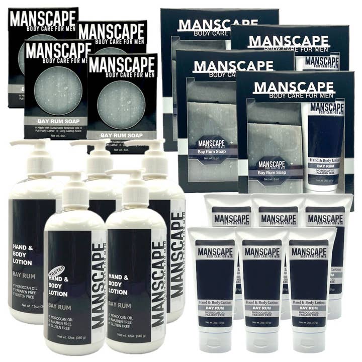 Scent Pre-Pack - MANSCAPE Bay Rum for wholesale by Cashmere Bath