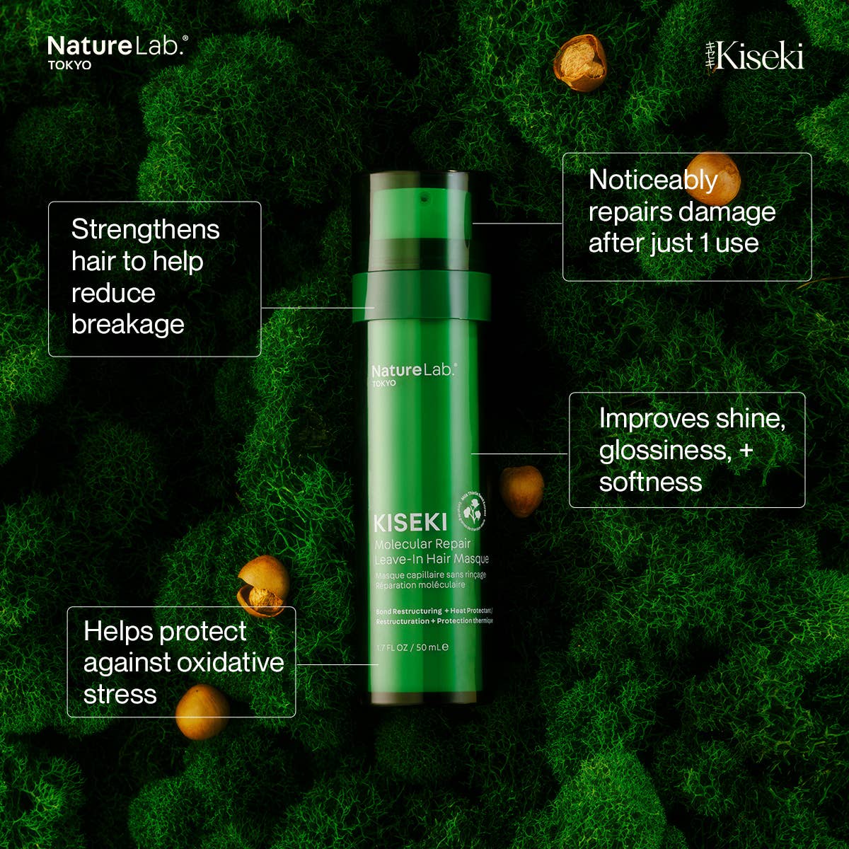 Naturelab. TOKYO - Wholesale Scalp/Hair Treatment - Kiseki Molecular Repair Leave-In Hair Masque0