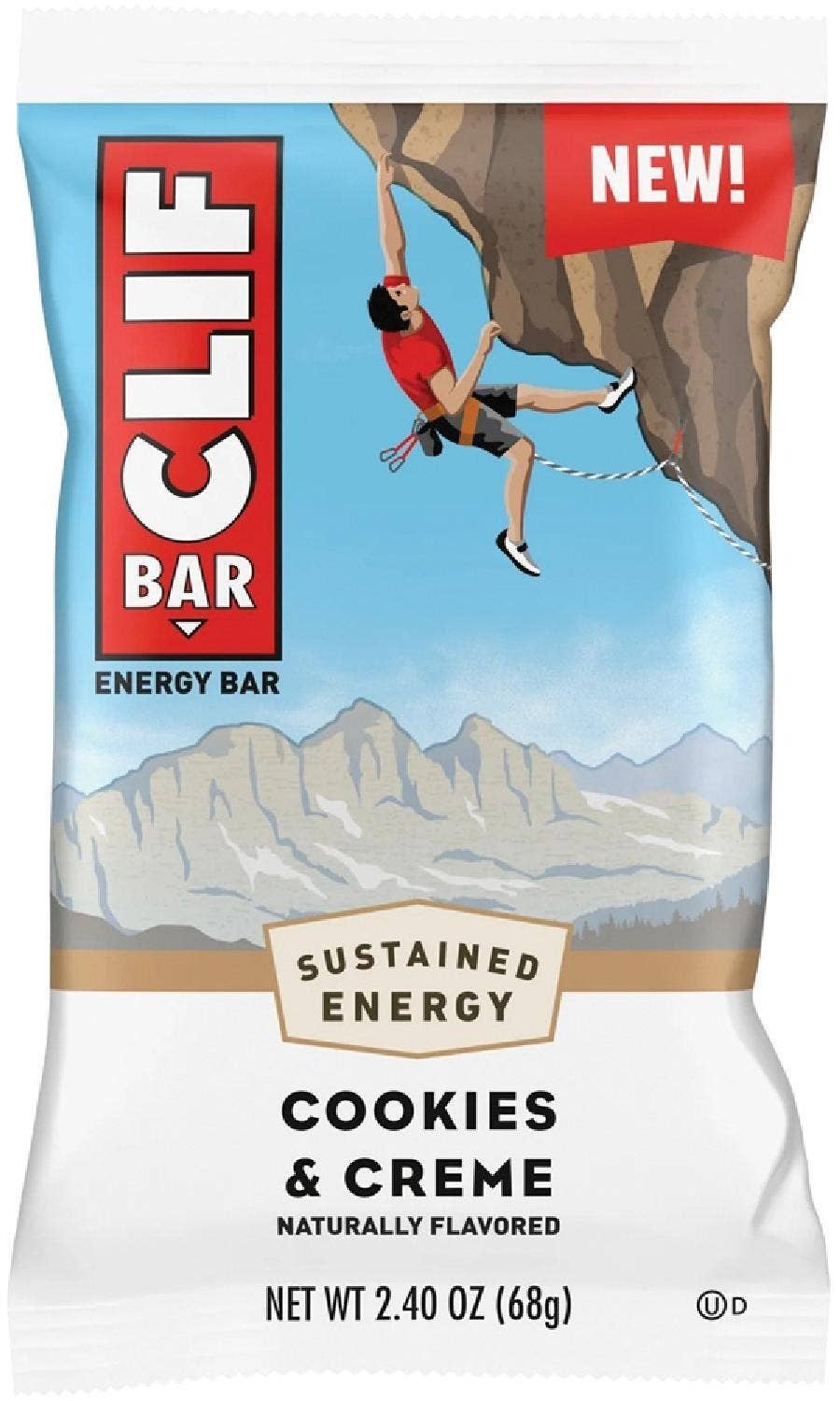Long Island Candy Factory – wholesale Kakor – Clif Energy Bar Cookies & Creme 2,40 oz 12 st bricka0