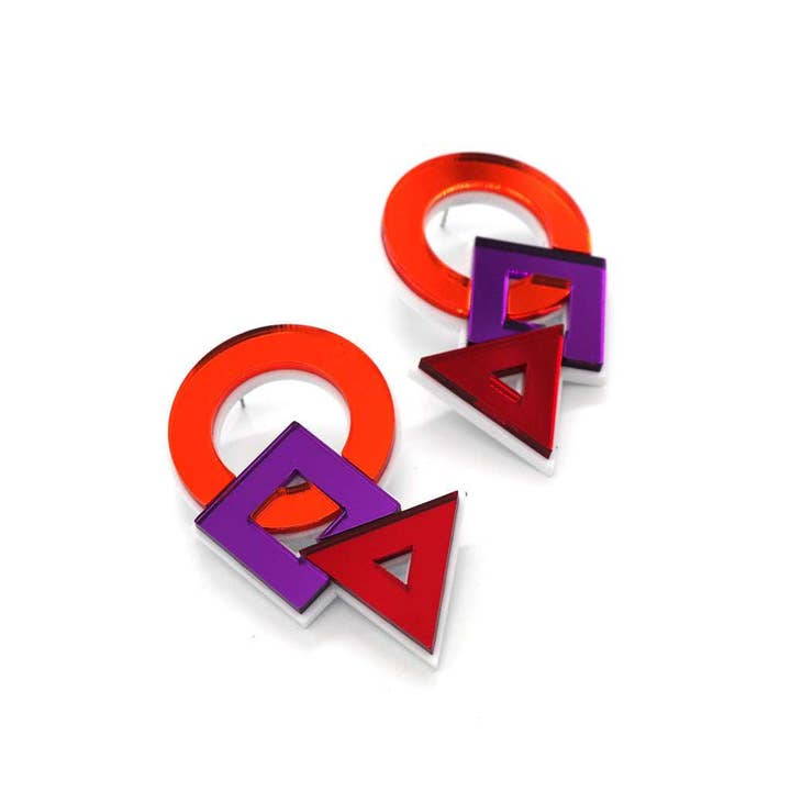 Funk Da Queen - Wholesale Dangle Earrings - Party of Shape | Earrings2