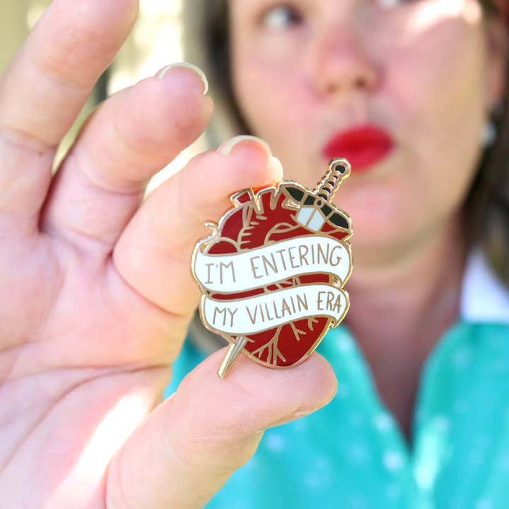 Jubly-Umph - Wholesale Lapel Pin/Button - I'm Entering My Villain Era Lapel Pin