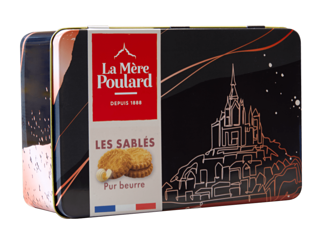 Biscuiterie La Mère Poulard – Großhandel Cookie – Vintage Shortbread Zuckerbox 300 g2