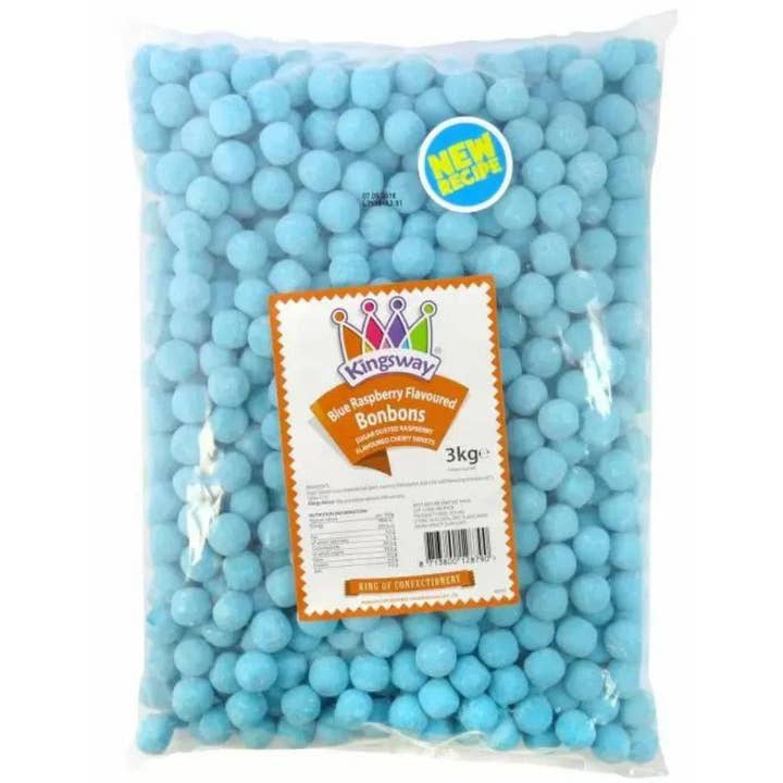 Gaffney's Sweets & Treats Wholesale - Wholesale Hard Candy - Kingsway Veggie Blue Raspberry Bon Bons 3kg
