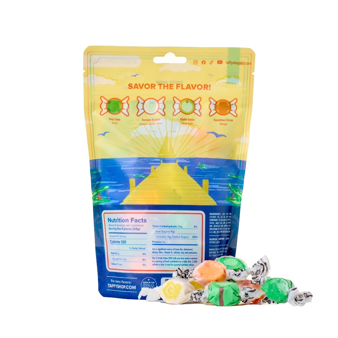 Taffy Shop - Wholesale Taffy - Florida Taffy Bag™ (7oz.)1