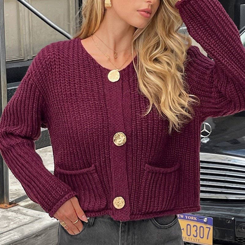 UZ Wholesale Store - Wholesale Knit Sweater - Women's - Wool Knit Long Sleeve Shirt Sweater2
