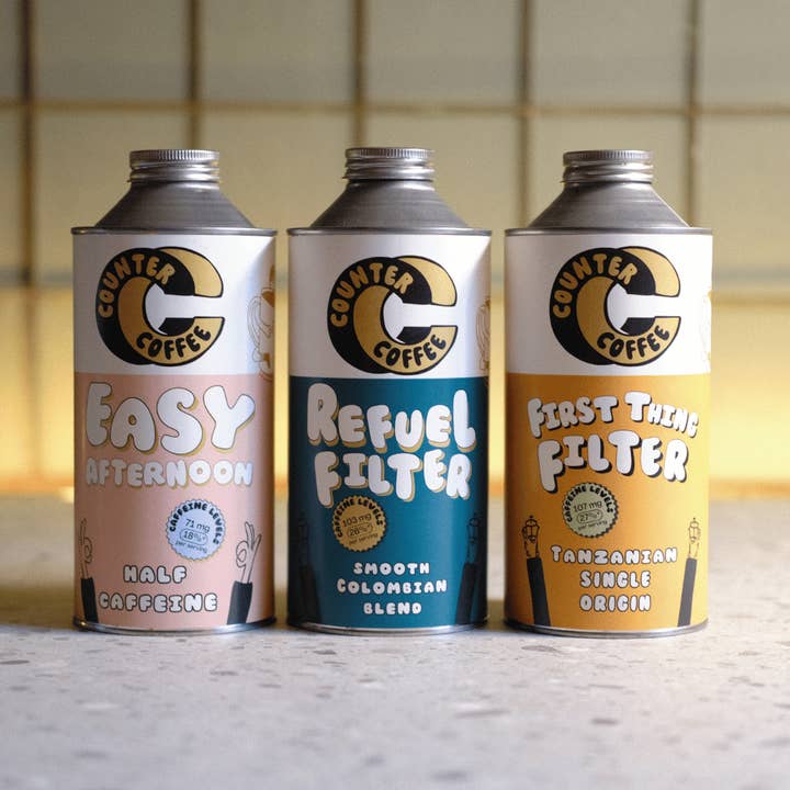 Counter Coffee – wholesale Coffee beans – All Day Filter Collection Tins1