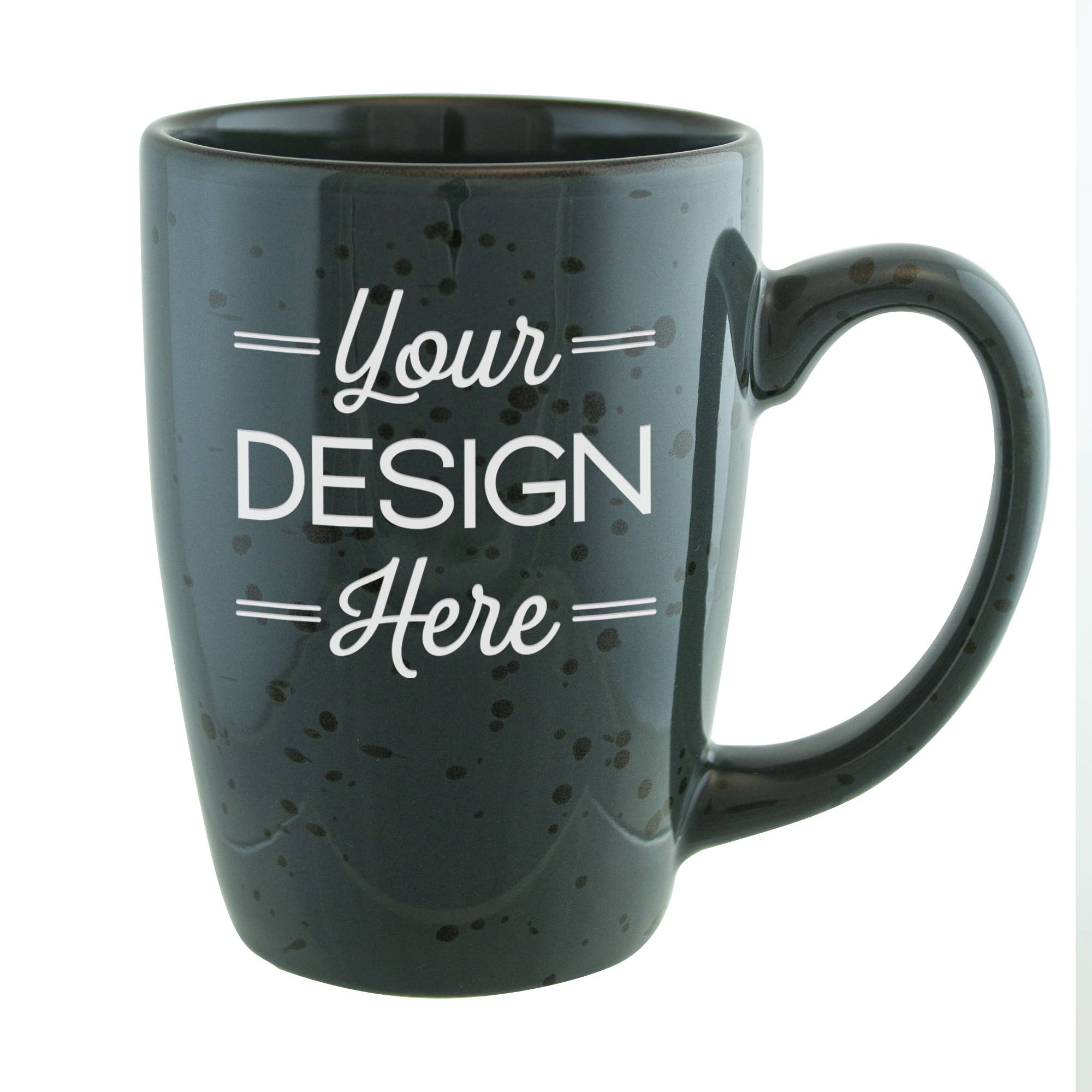 Susquehanna Glass Company – Großhandel Kaffeebecher – Benutzerdefinierte Kunst Galveston gesprenkelter Becher1