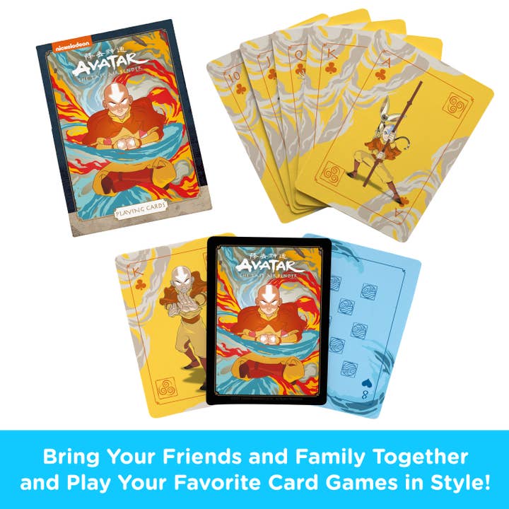 AQUARIUS, GAMAGO, ICUP, & ROCK SAWS by NMR Brands - Wholesale Playing Cards - Avatar The Last Airbender Playing Cards
