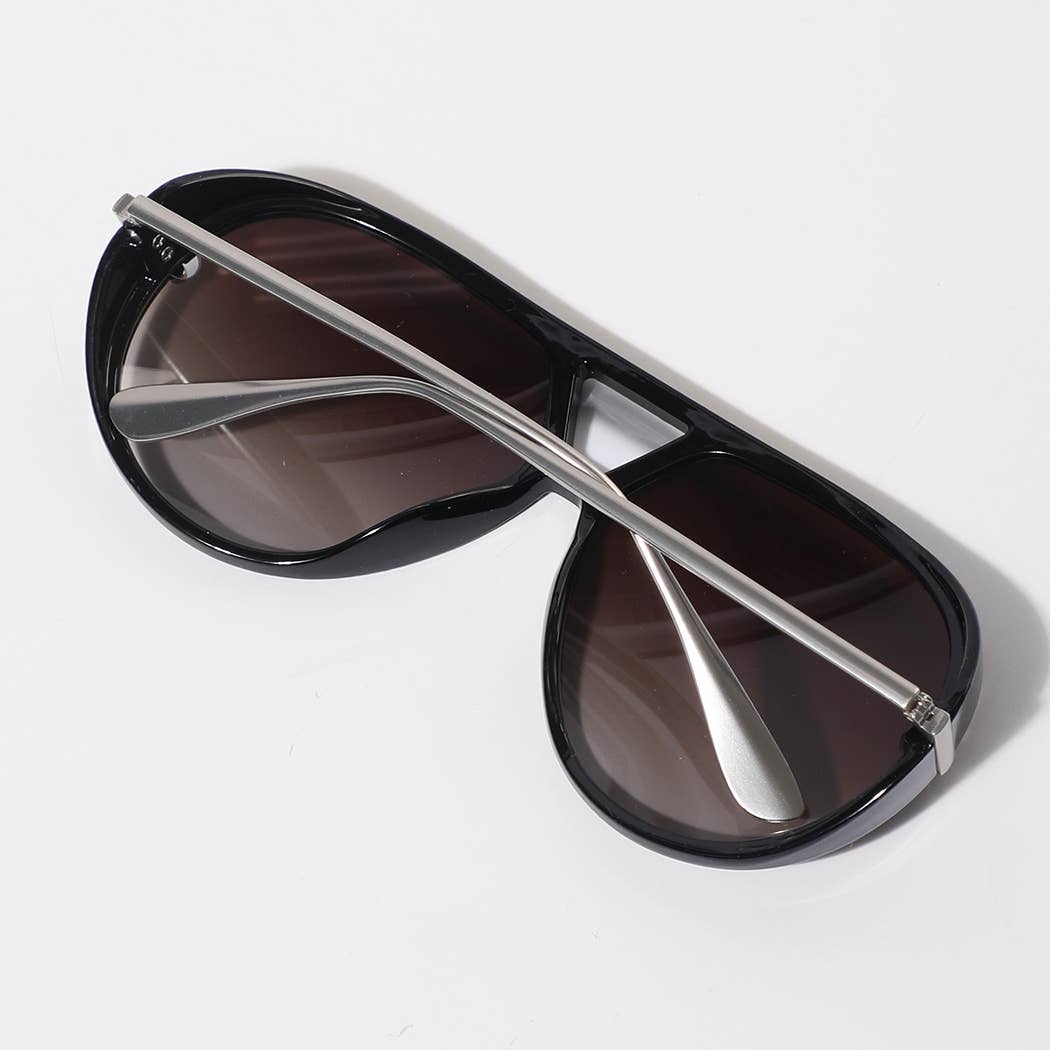  ASSORTED COLOR Tinted Lenses Retro Aviator Sunglasses for wholesale on Faire8