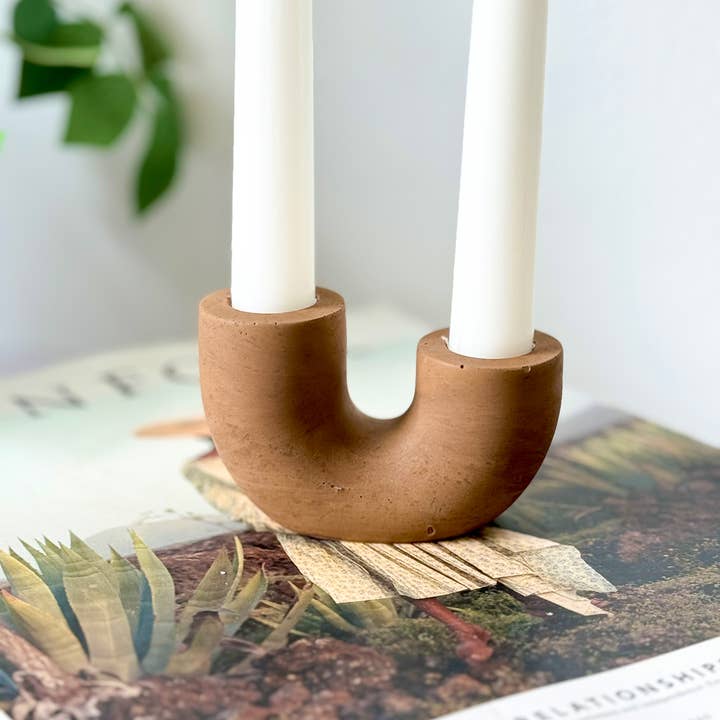 Sunday Nomad - Wholesale Candle Holder - Dya Double Taper Candle Holder 1