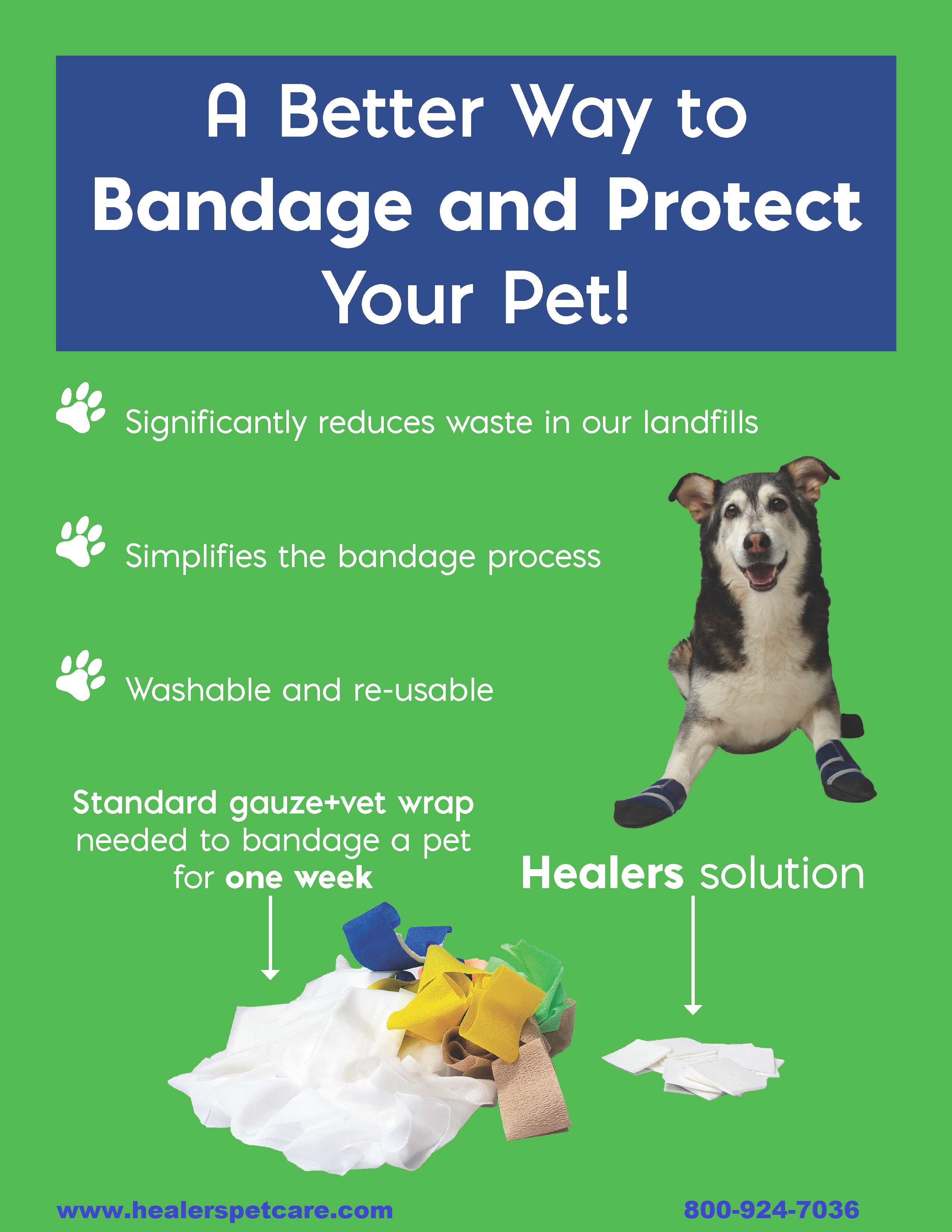 Healers PetCare – wholesale Pet paw protection – Healers Medical Booties4