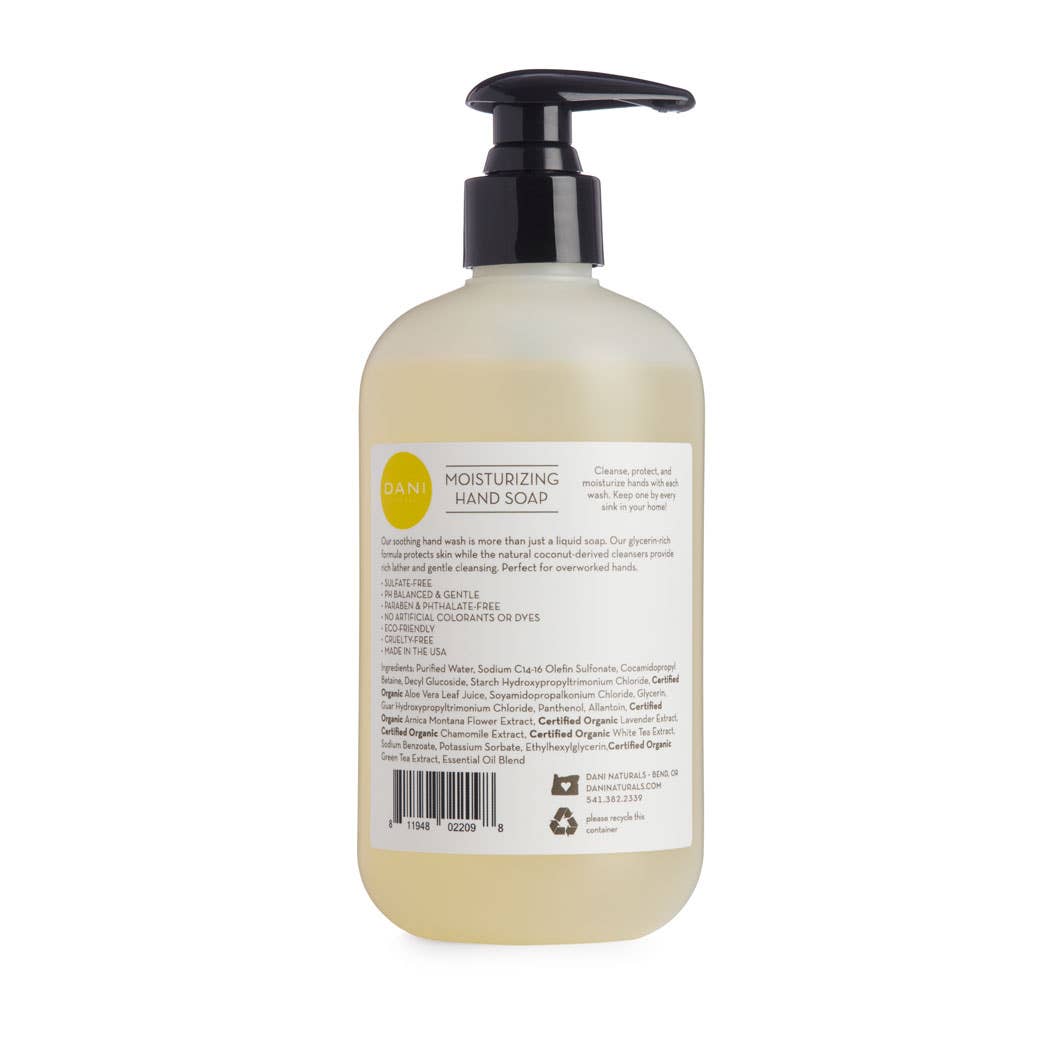 DANI Naturals – wholesale Hand soap/wash – Sandalwood Vanilla Hand Soap 12oz4